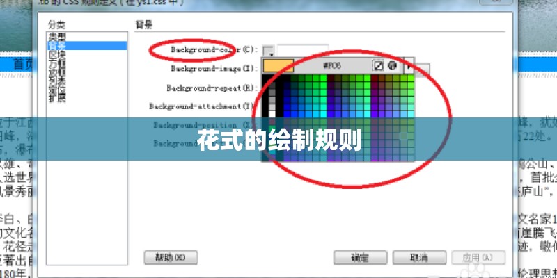 花式的绘制规则