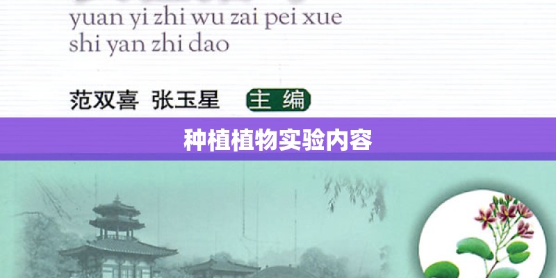 种植植物实验内容