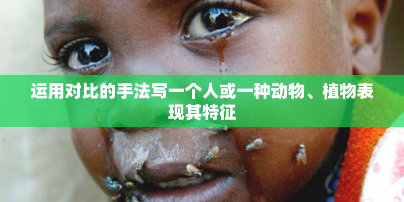 运用对比的手法写一个人或一种动物、植物表现其特征