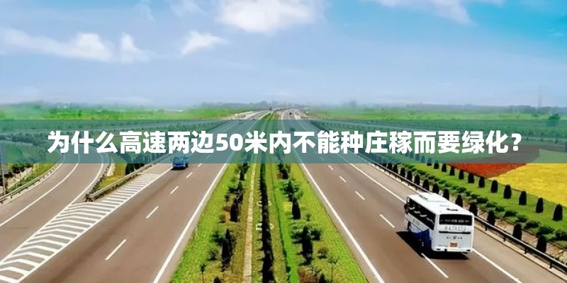 为什么高速两边50米内不能种庄稼而要绿化？