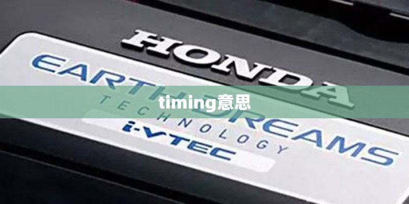 timing意思